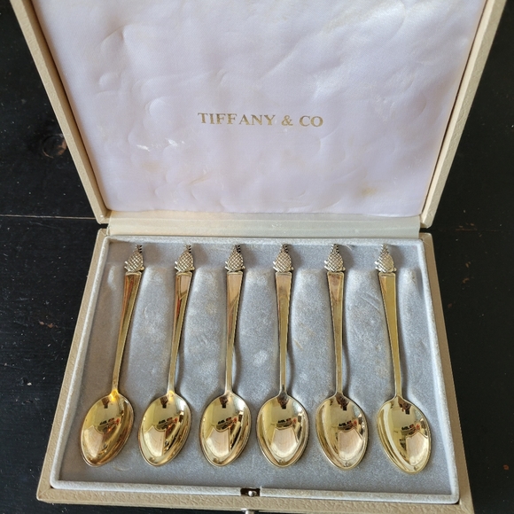 Tiffany & Company Pineapple Spoon Ring in Gold Vermeil #43 - Picture 15 of 16